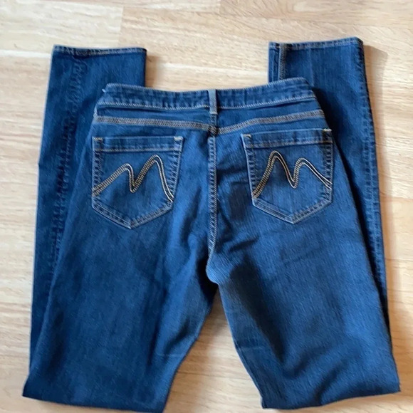 NY&C Curvey Skinny Jeans Blue Denim Size 10 Tall - Picture 4 of 12